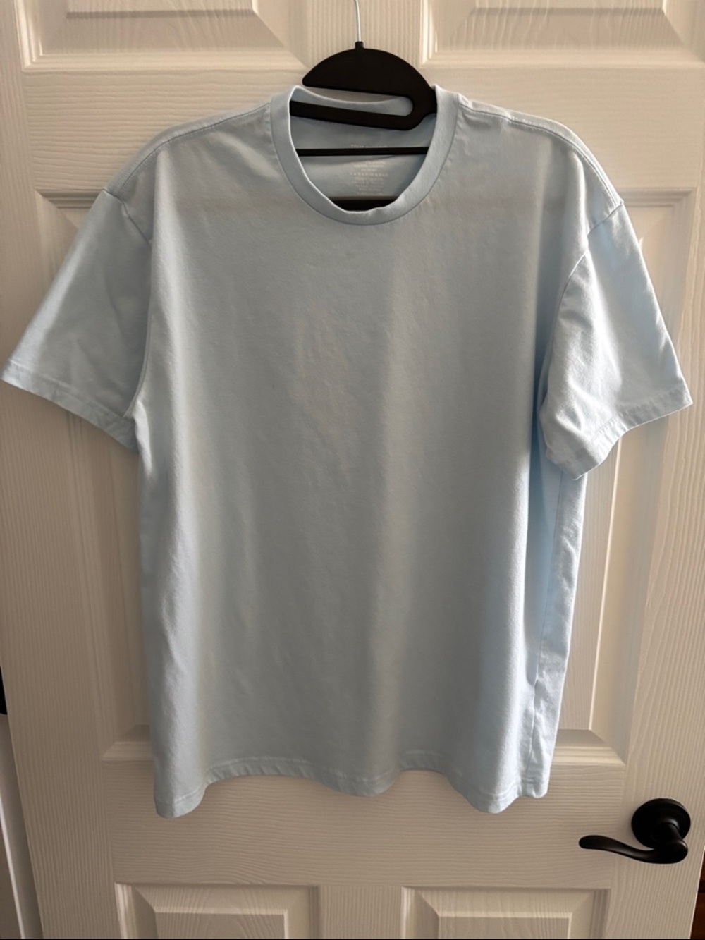 True Classic Crew Neck Short Sleeve Tee in Pale Blue